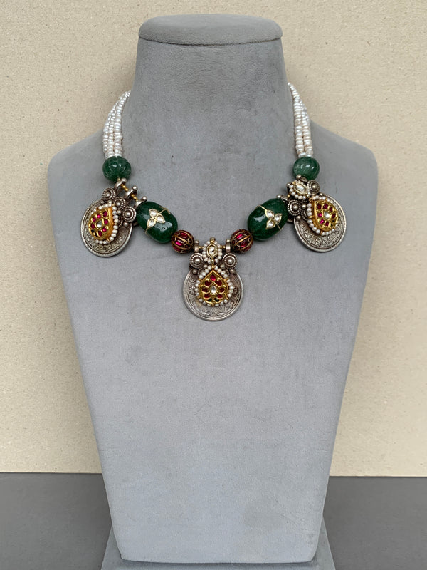 FS56 Maahru Silver Necklace