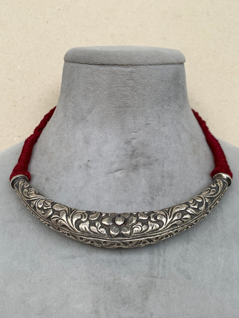 FS81 Maahru Silver Necklace