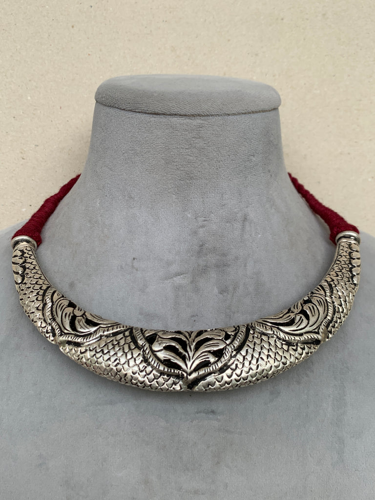 FS85 Maahru Silver Necklace