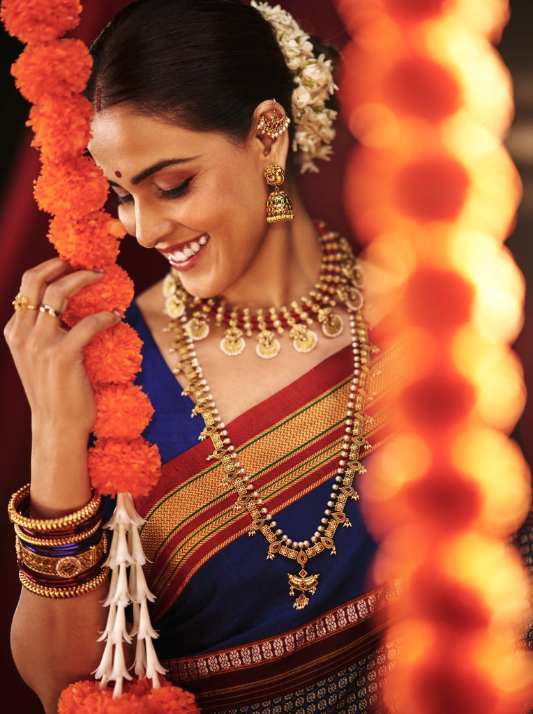 Genelia Deshmukh in MB1034  Multi Jadau Bangle