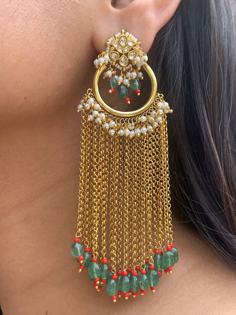 TN540 Jadau Earrings