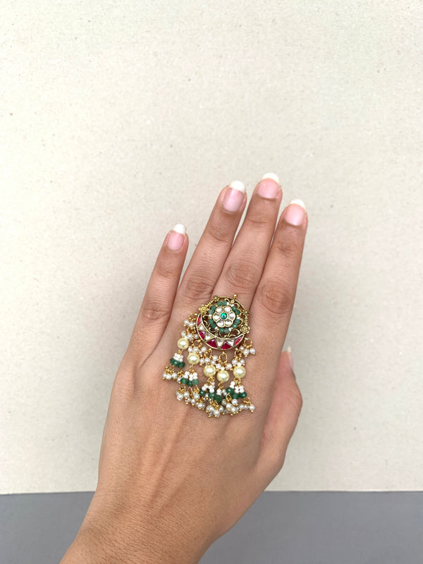 JV518  Multi Jadau Ring