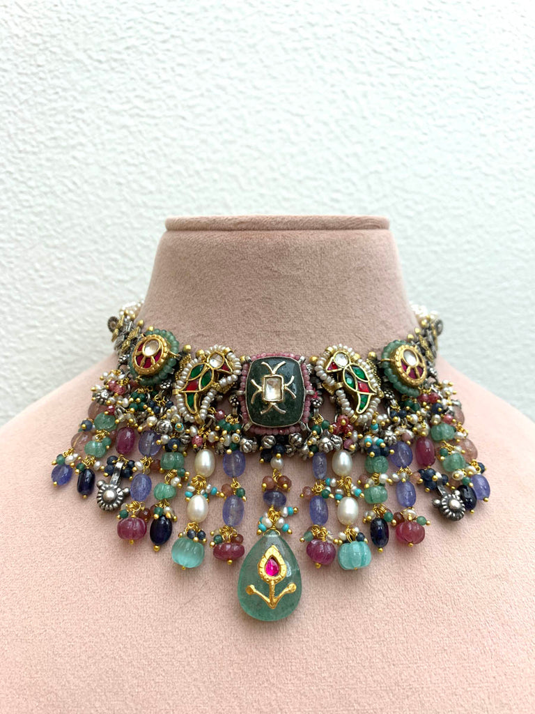 FS326  Maahru Silver Necklace