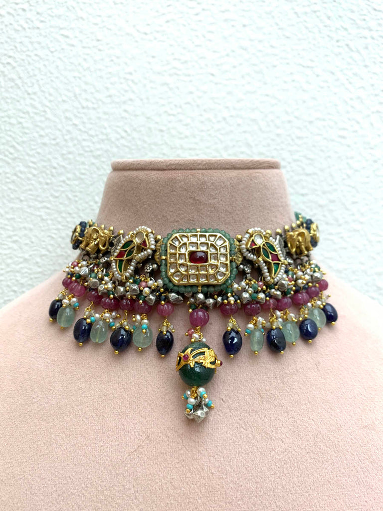 FS332  Maahru Silver Necklace