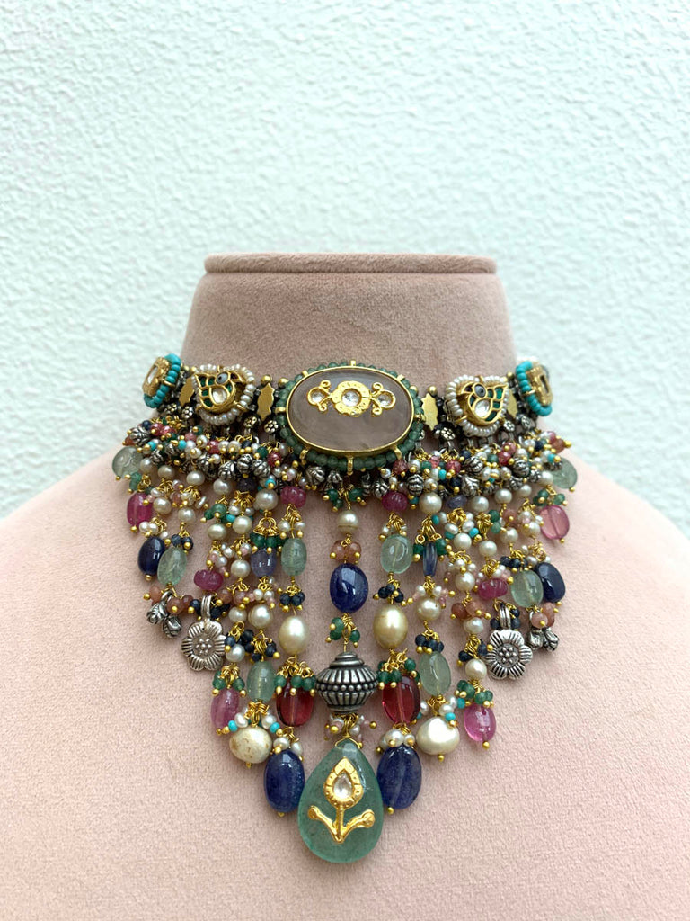 FS330  Maahru Silver Necklace
