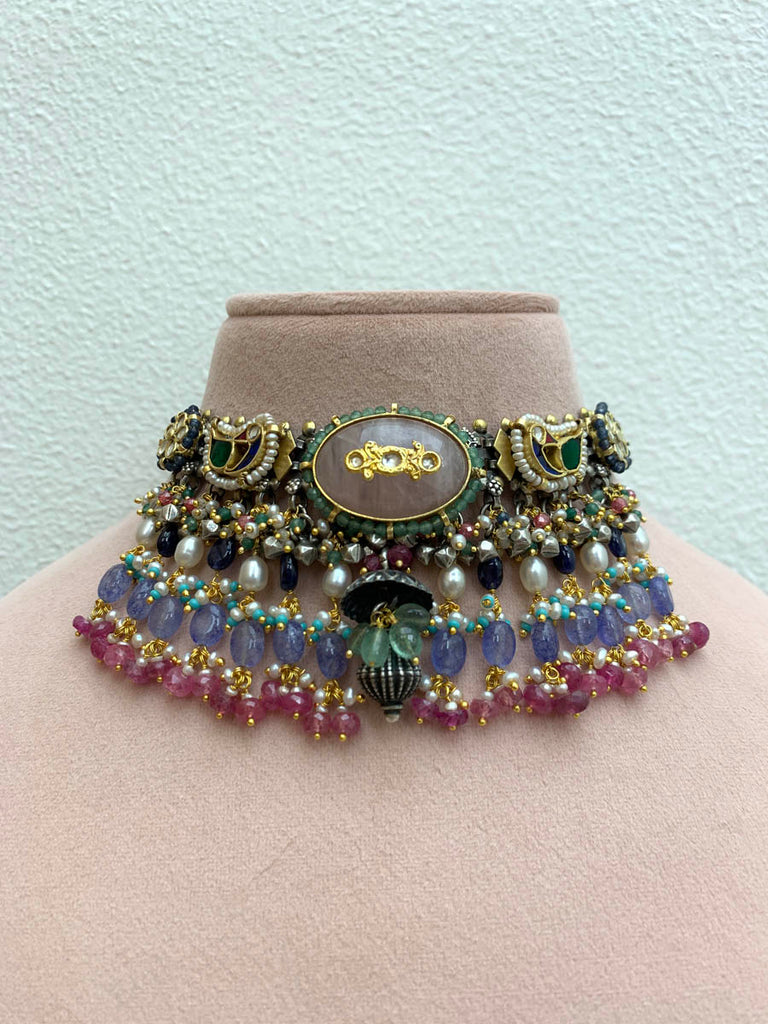 FS334  Maahru Silver Necklace