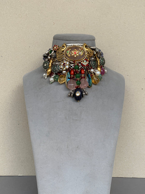 FS120  Maahru Silver Necklace