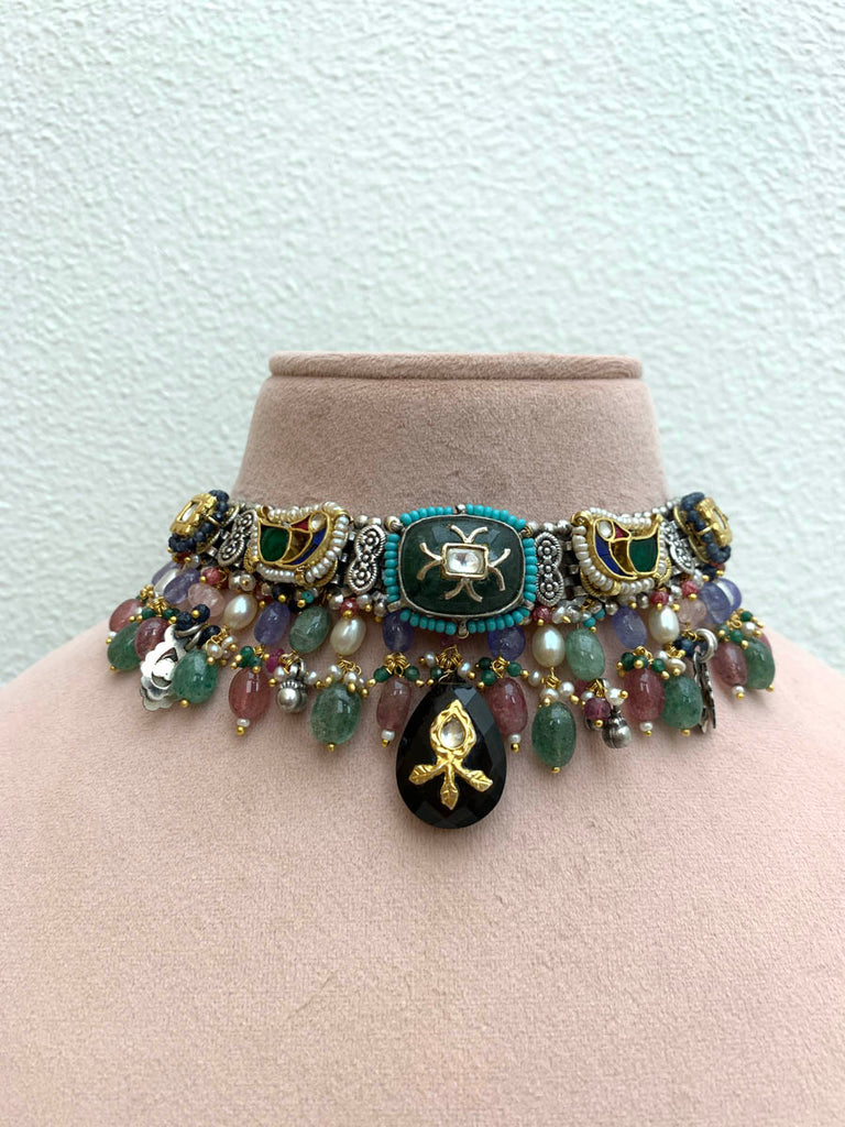 FS336  Maahru Silver Necklace