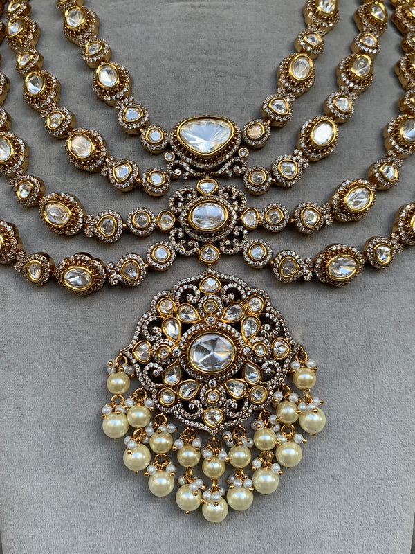 EN852 Bridal Indo Western Uncut Set