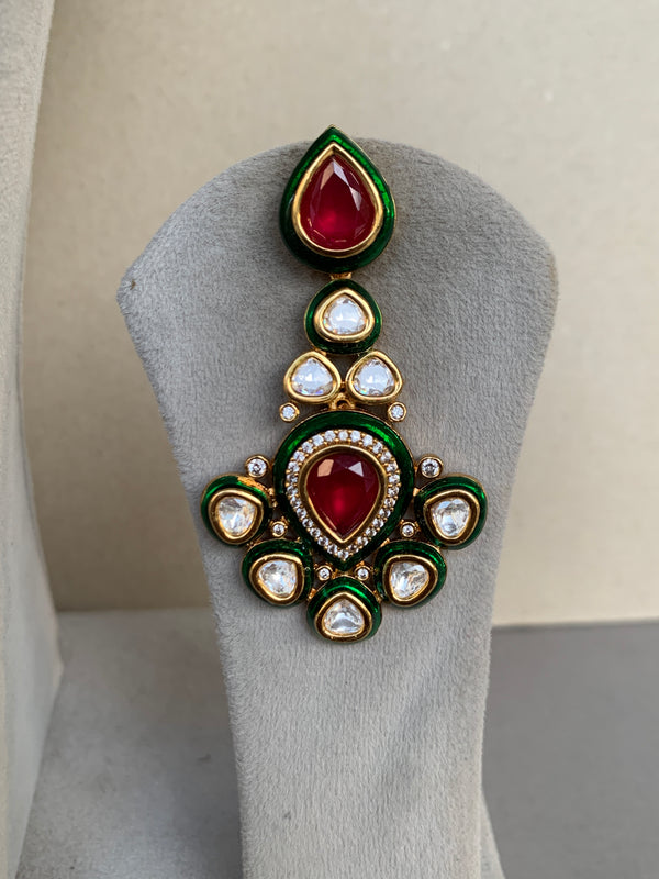 EN823 Bridal Indo Western Uncut Set