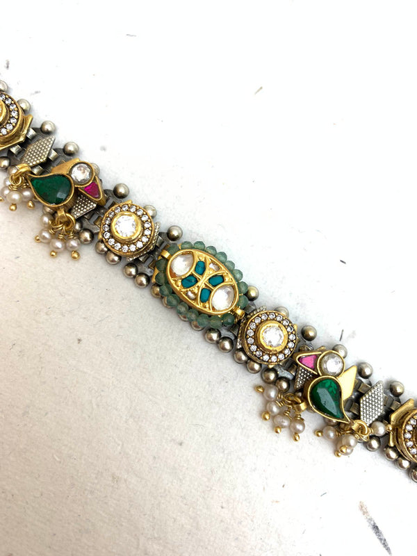 JB1054  Maahru Silver Bracelets