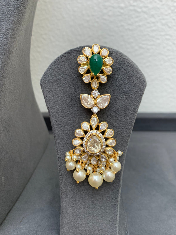 US614  Moissanite Set With Earrings