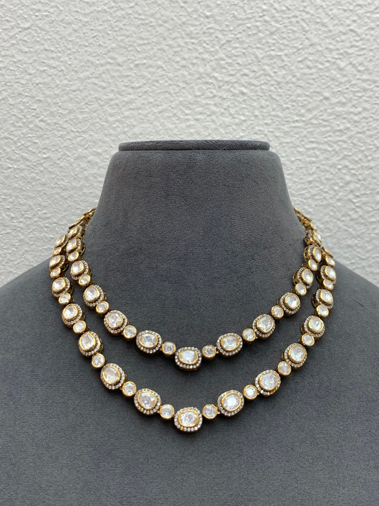 US225   Moissanite Set With Earrings