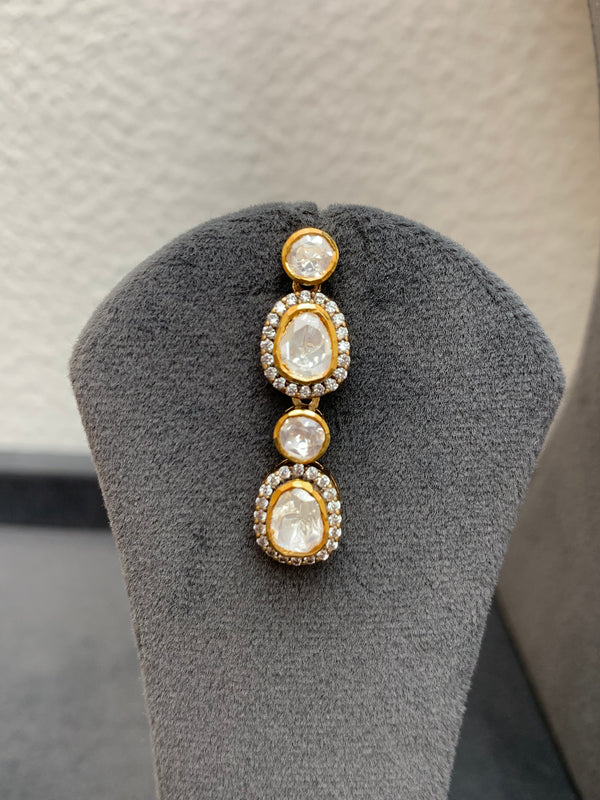 US225   Moissanite Set With Earrings