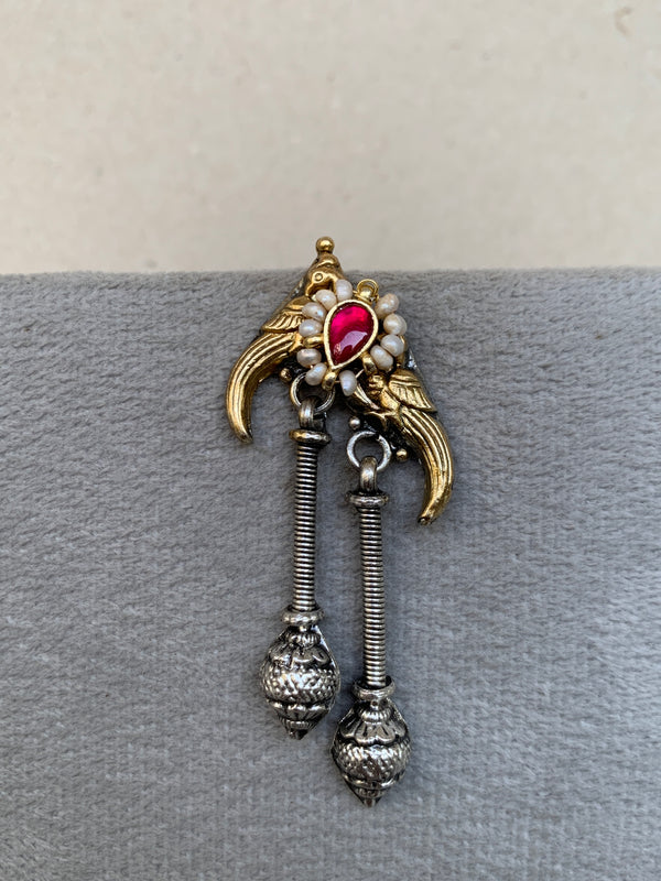 E1859 Maahru Silver Earrings