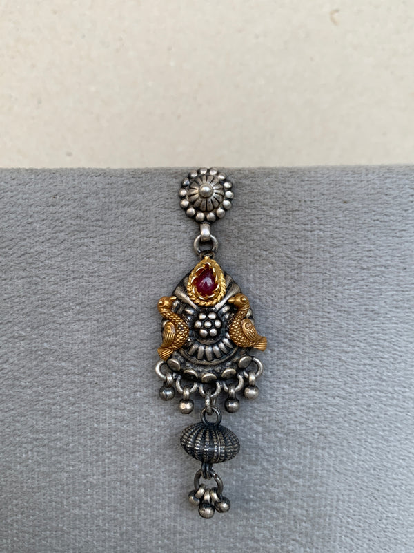 E1788 Maahru Silver Earrings