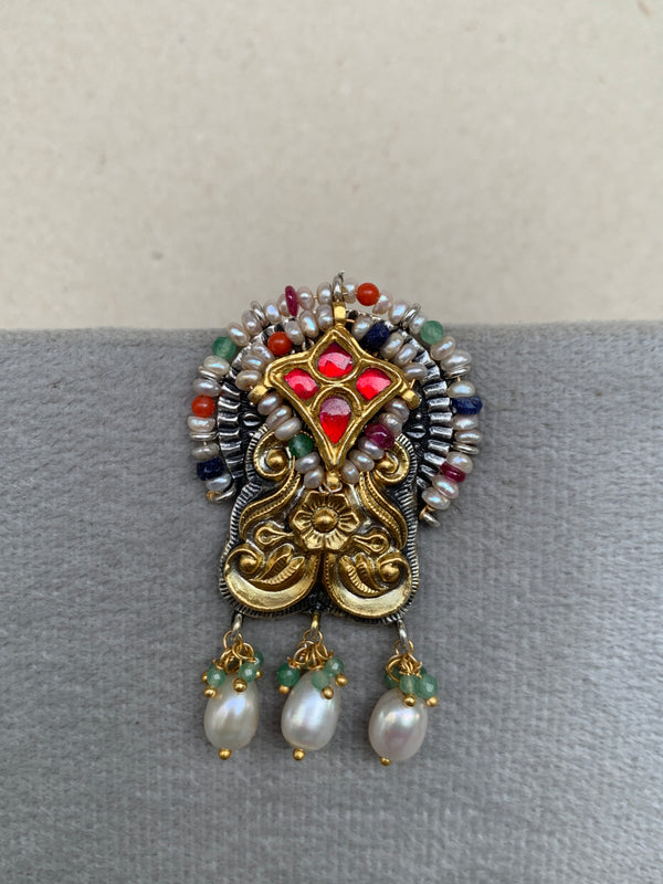 E1853 Maahru Silver Earrings