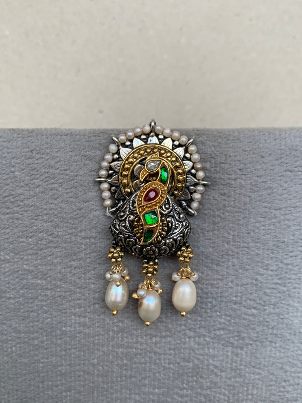 E1854 Maahru Silver Earrings