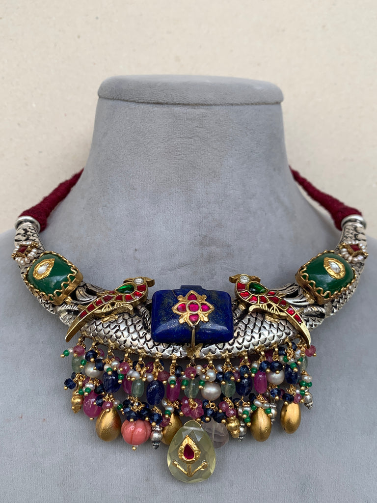 FS144 Maahru Silver Necklace