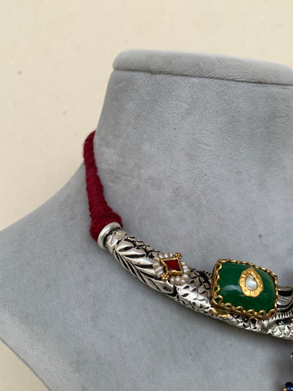 FS144 Maahru Silver Necklace