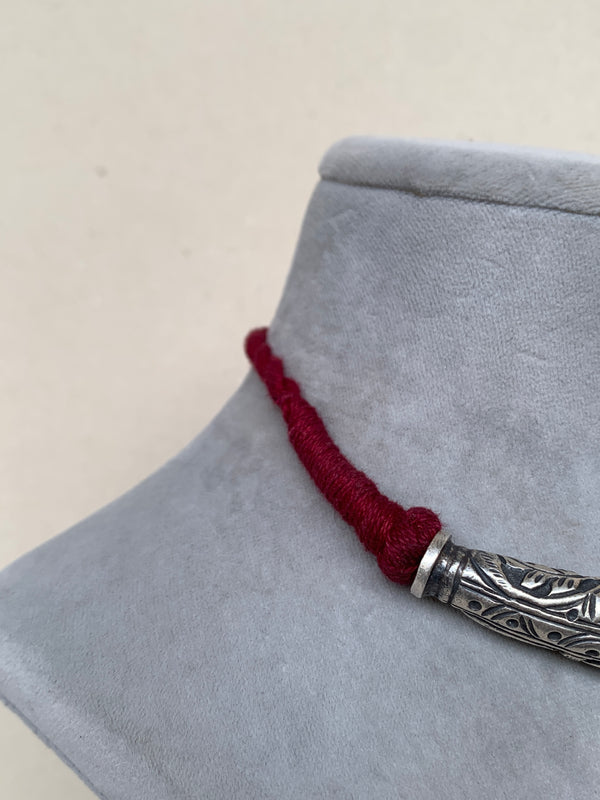 FS149  Maahru Silver Necklace