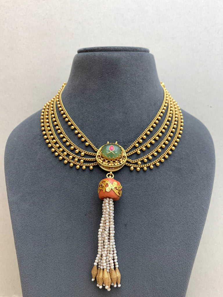 AJ1372 Heritage Antique  Necklace