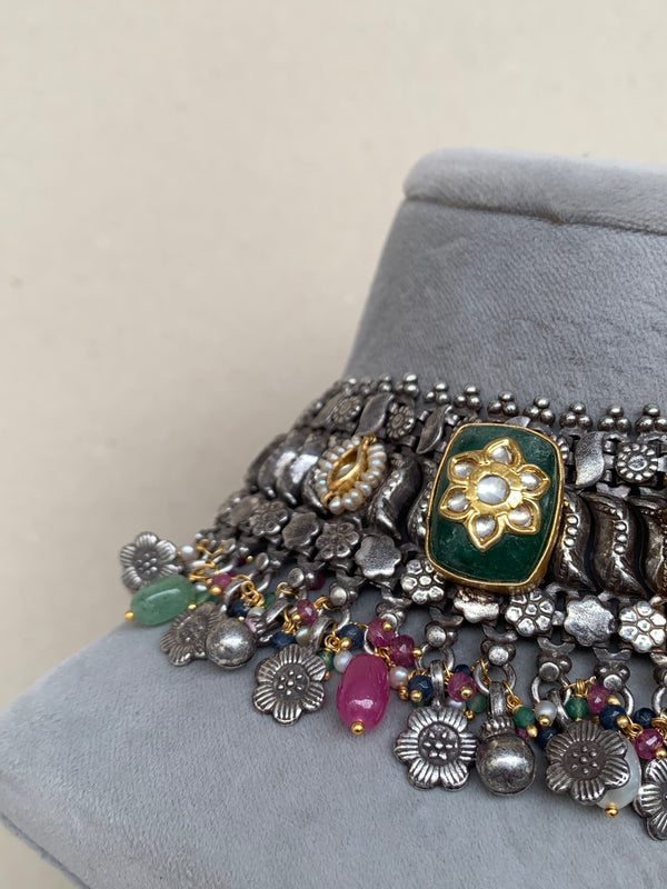 FS151  Maahru Silver Necklace