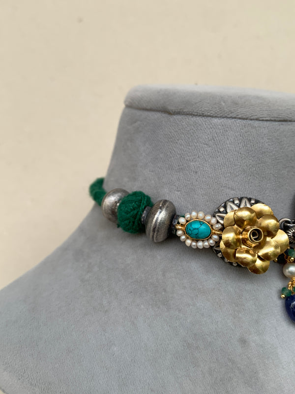 FS150  Maahru Silver Necklace