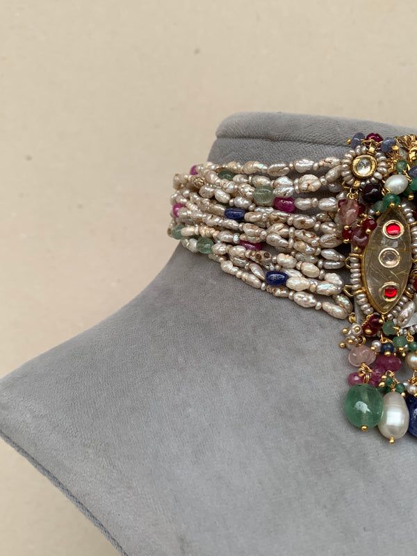 FS148  Maahru Silver Necklace