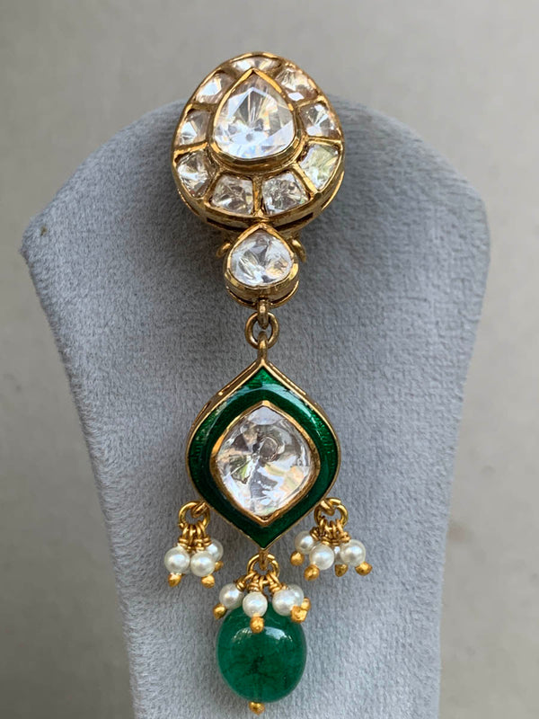 US2 Moissanite Set with Earrings