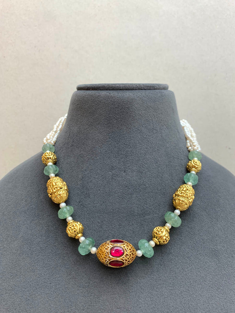 ML418  Antique Mala (92.5 Silver)