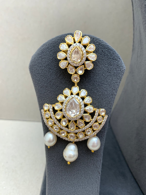 US611  Moissanite Set With Earrings