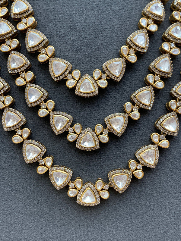 US576  Moissanite Set With Earrings