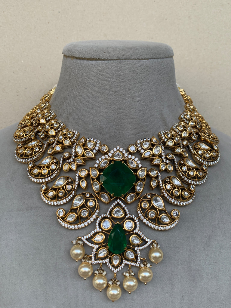 EN888 Bridal Indo Western Uncut Set