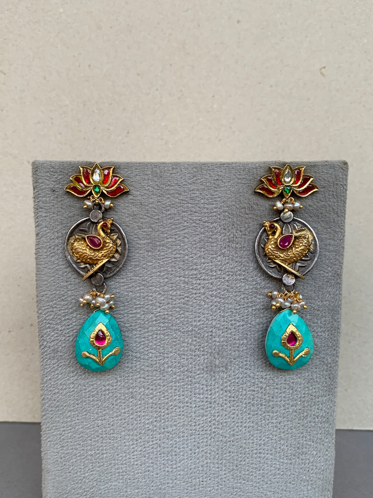 E1865 Maahru Silver Earrings