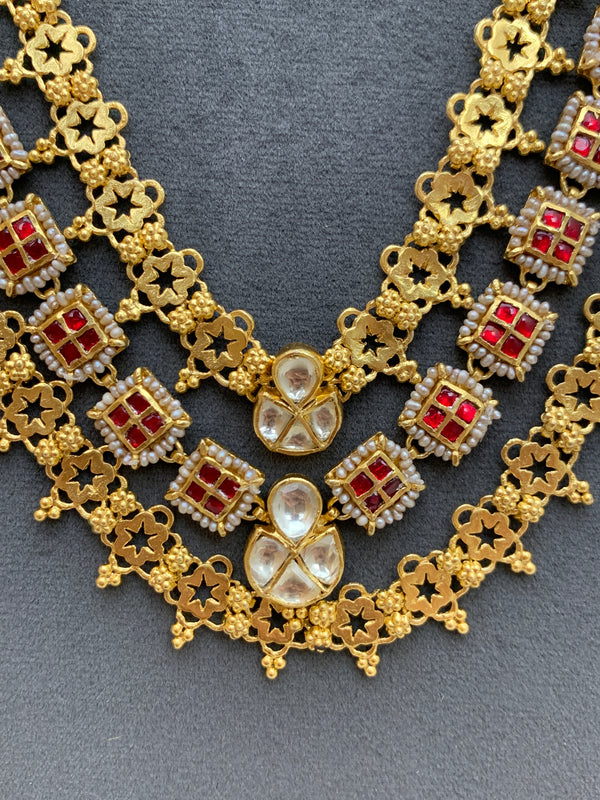 C1758 Red Rambaugh Heritage Necklace
