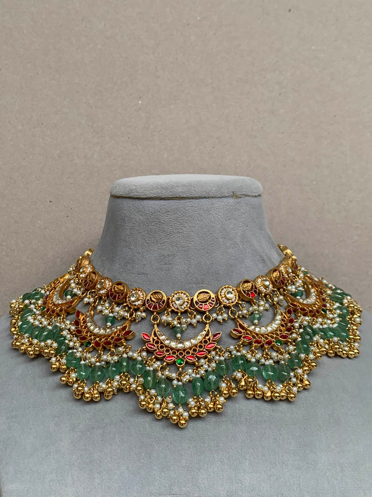 MM671  Multi Antique Jadau Set