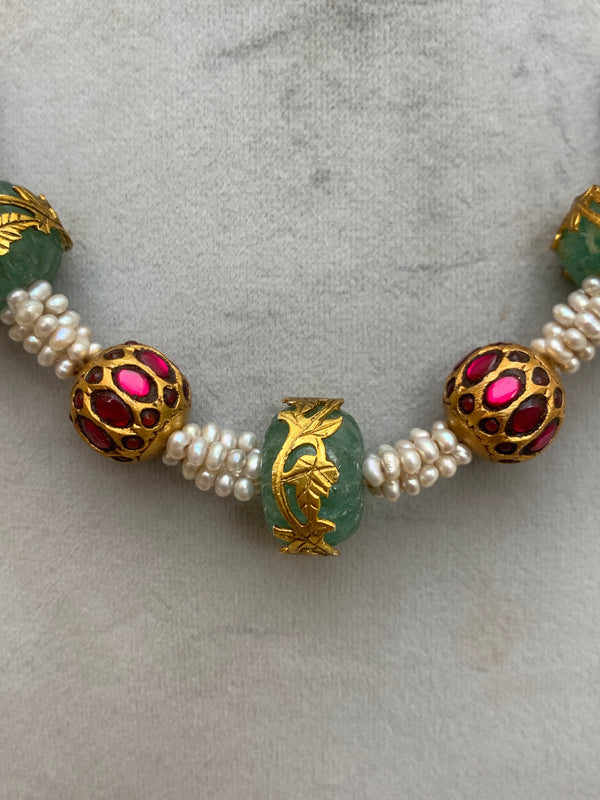 ML361 Keshi Pearl  Mala (92.5 Silver)