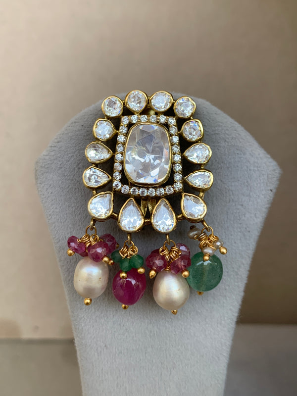 Z1972 Moissanite Set with Earrings