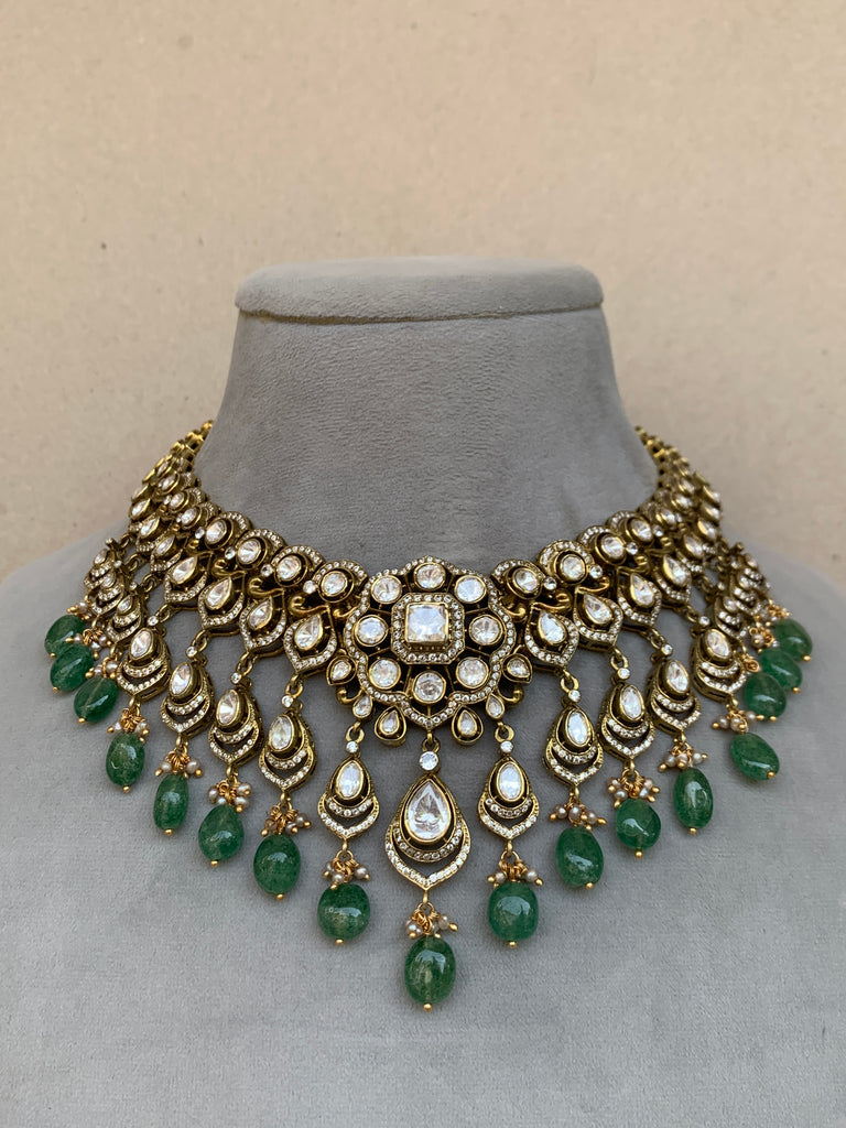 Z1875 Moissanite Set with Earrings