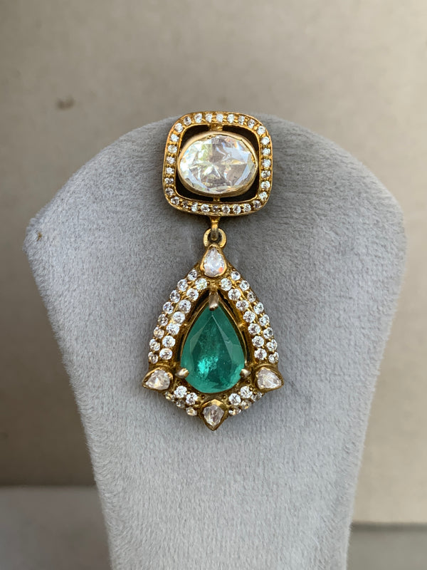 Z11014 Moissanite Set with Earrings