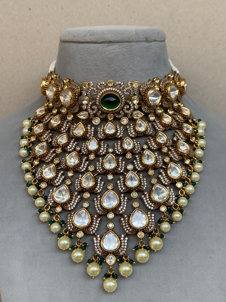 EN707 Bridal Indo Western Uncut Set