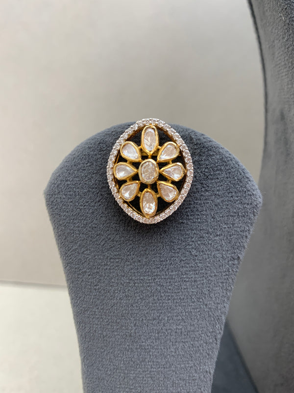 US595  Moissanite Set With Earrings