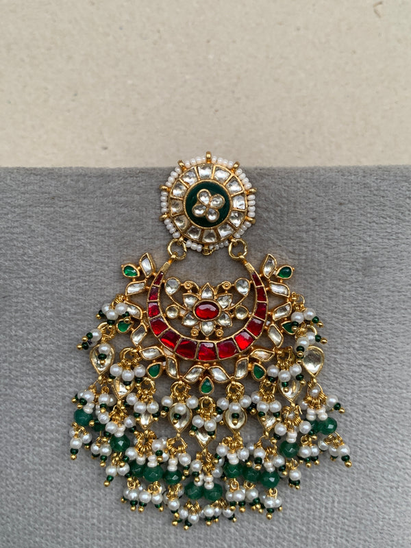 TN636 Jadau Earrings