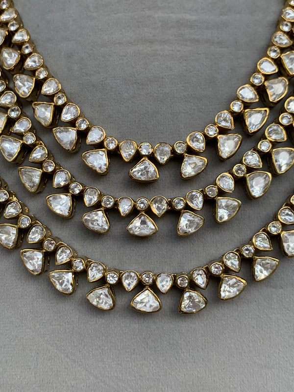 US74 Moissanite Set with Earrings