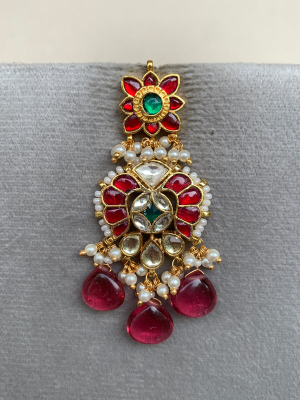 TN457 Jadau Earrings