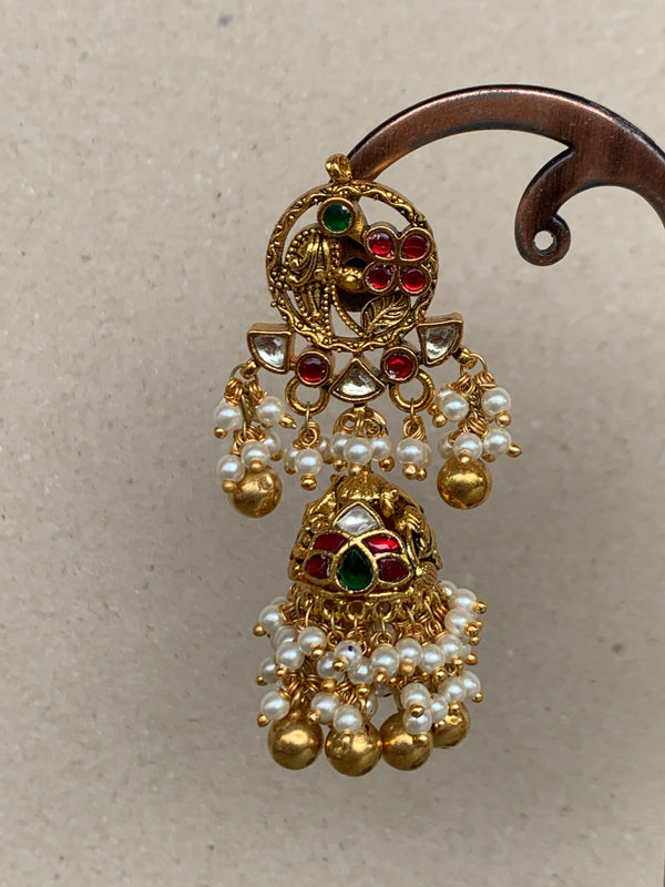 TN467 Jadau Earrings