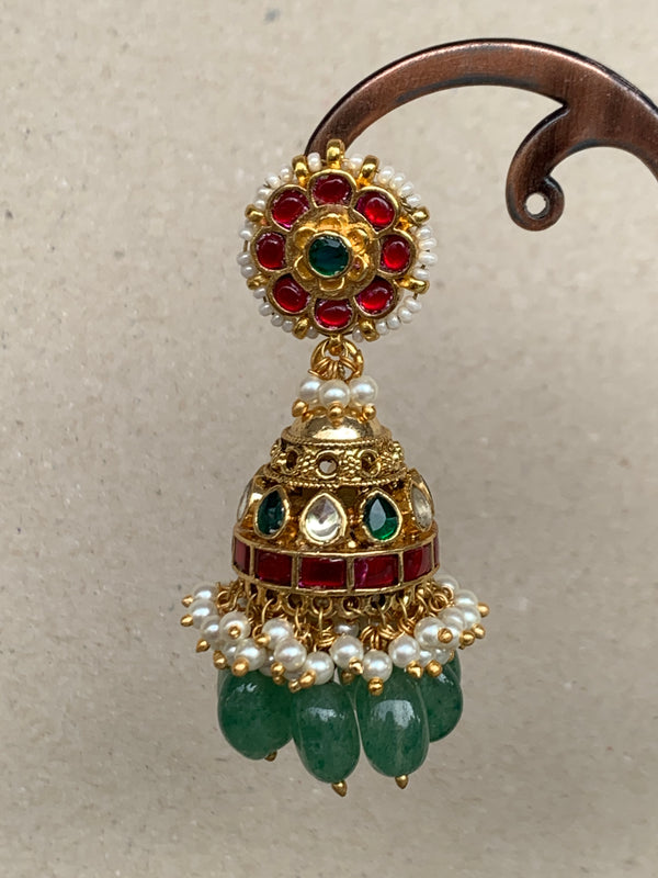 TN406 Jadau Earrings