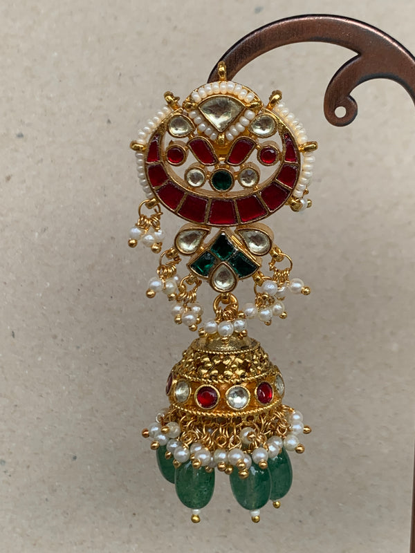 TN443 Jadau Earrings