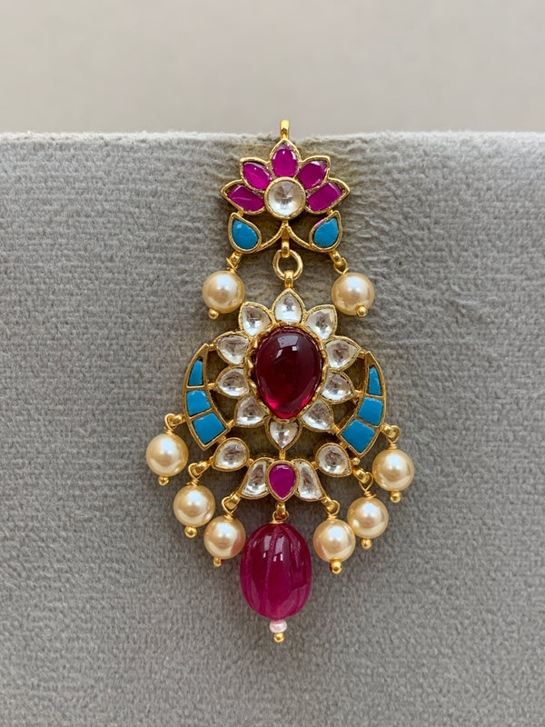 TN918T  Jadau Earrings